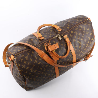 Louis Vuitton Monogram Canvas Keepall Bandoulière 60 Travel Bag M41412