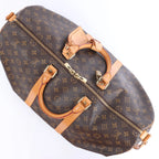 Louis Vuitton Monogram Keepall 50 Travel Bag in Brown