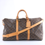 Louis Vuitton Monogram Keepall 50 Travel Bag in Brown
