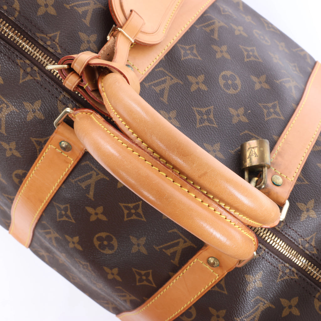 Louis Vuitton Monogram Keepall 50 Travel Bag in Brown
