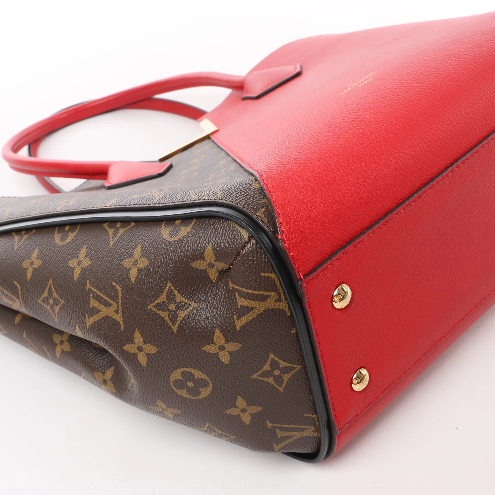 Louis Vuitton Damier Monogram Kimono MM Handbag in Red M40459