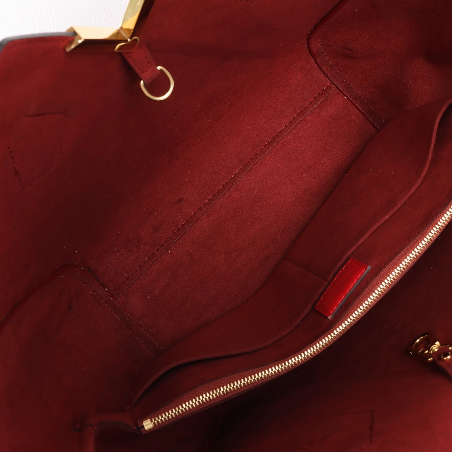 Sac à main Louis Vuitton Damier Monogram Kimono MM en rouge M40459
