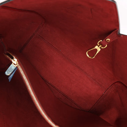 Sac à main Louis Vuitton Damier Monogram Kimono MM en rouge M40459