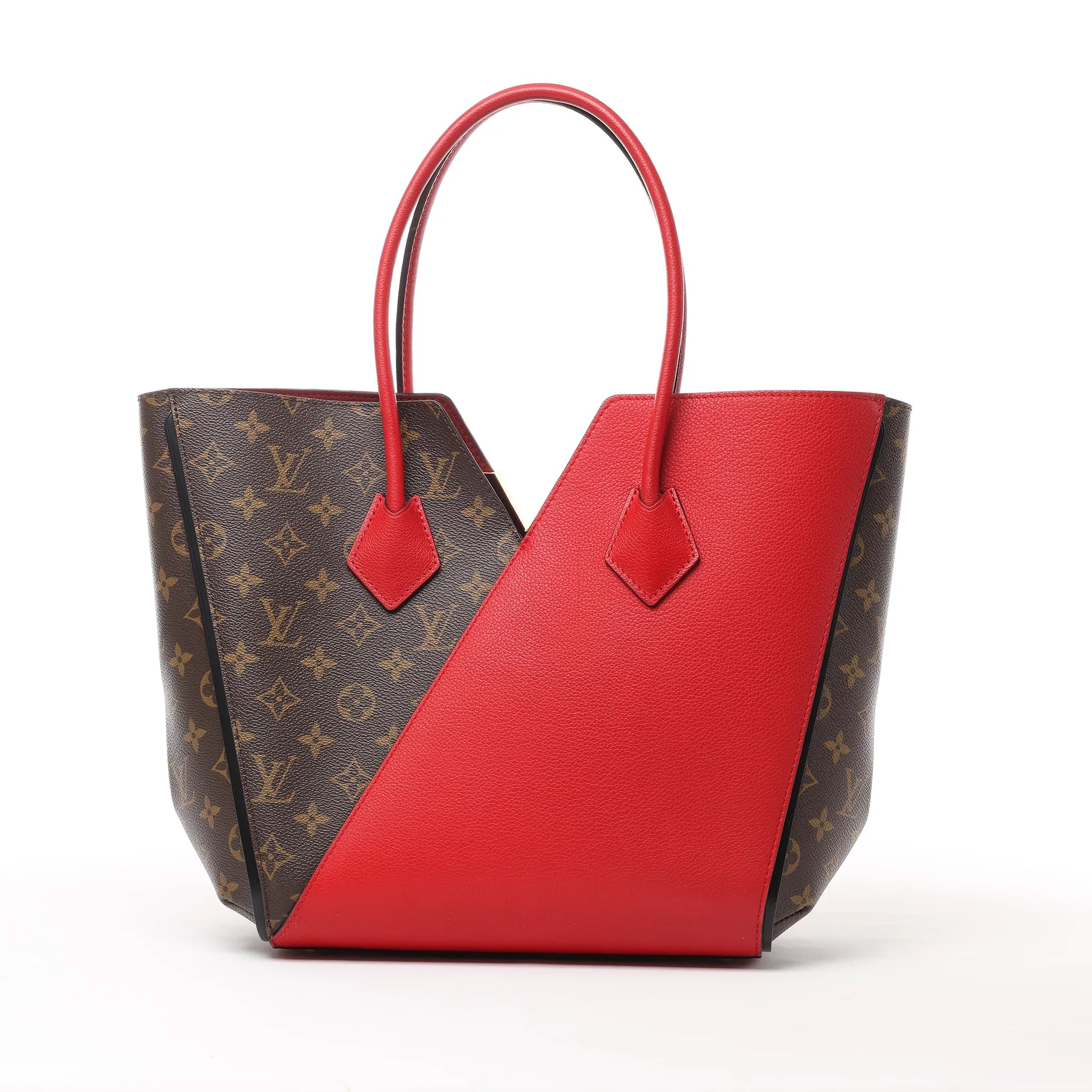 Louis Vuitton Damier Monogram Kimono MM Handbag in Red M40459