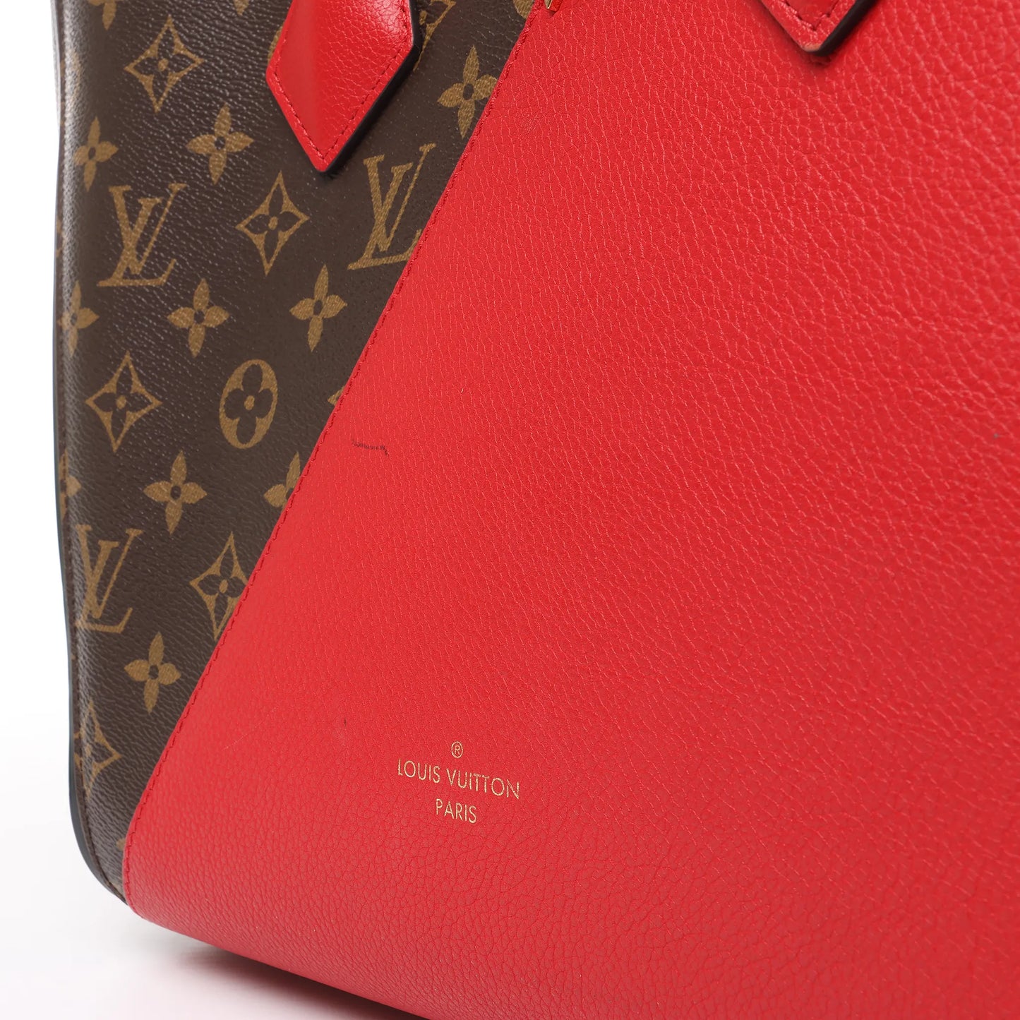 Sac à main Louis Vuitton Damier Monogram Kimono MM en rouge M40459