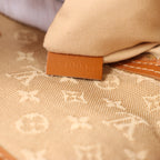 Louis Vuitton Besace Mary Kate Monogram Mini Lin Shoulder Bag in Beige M92323