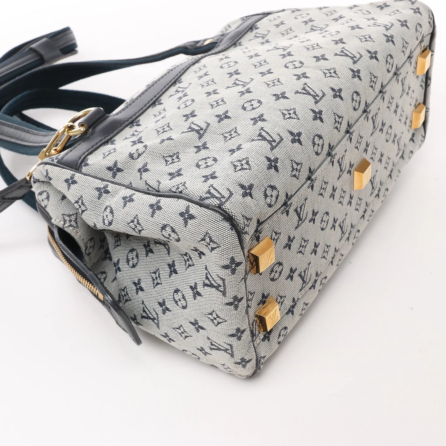 Louis Vuitton Monogram Mini Josephine PM Handbag in Gray and Navy M92312