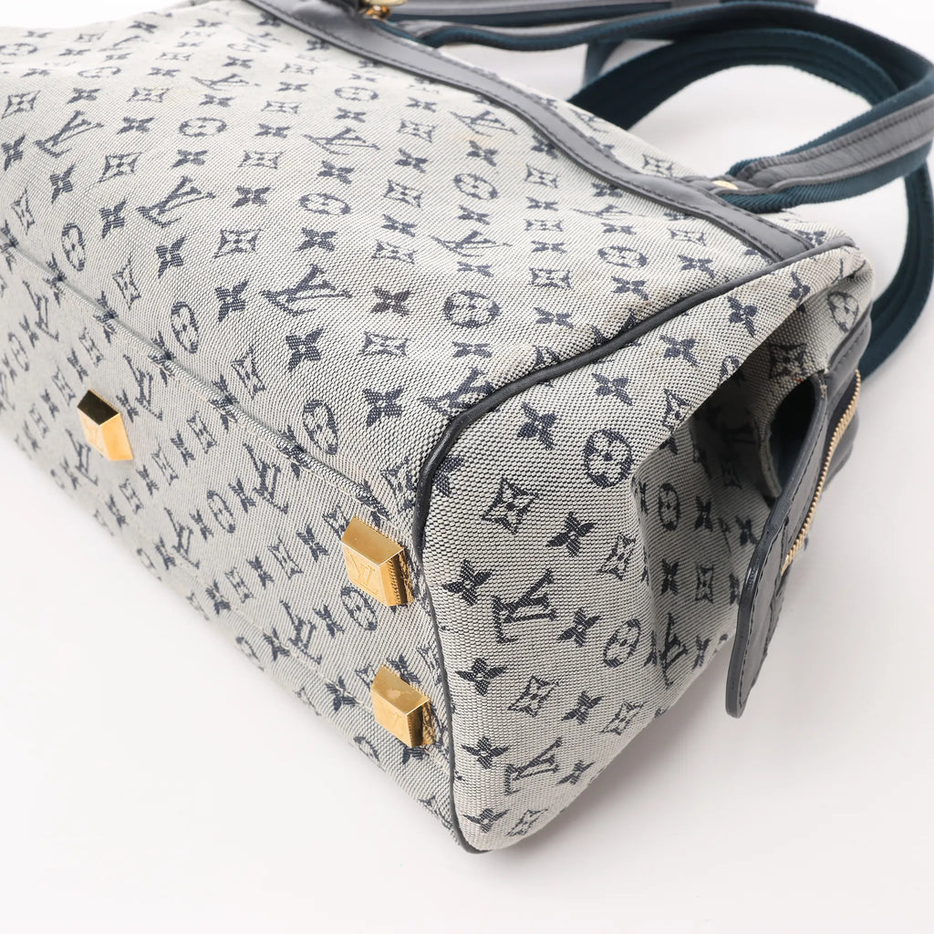 Louis Vuitton Monogram Mini Josephine PM Handbag in Gray and Navy M92312