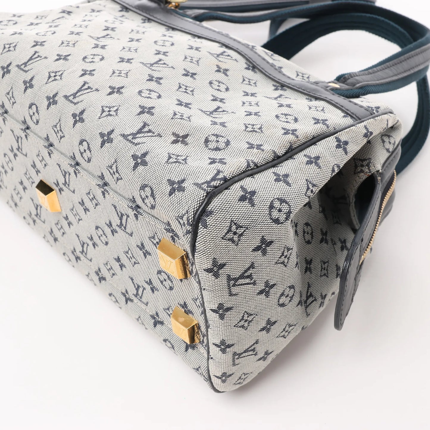 Louis Vuitton Monogram Mini Josephine PM Handbag in Gray and Navy M92312