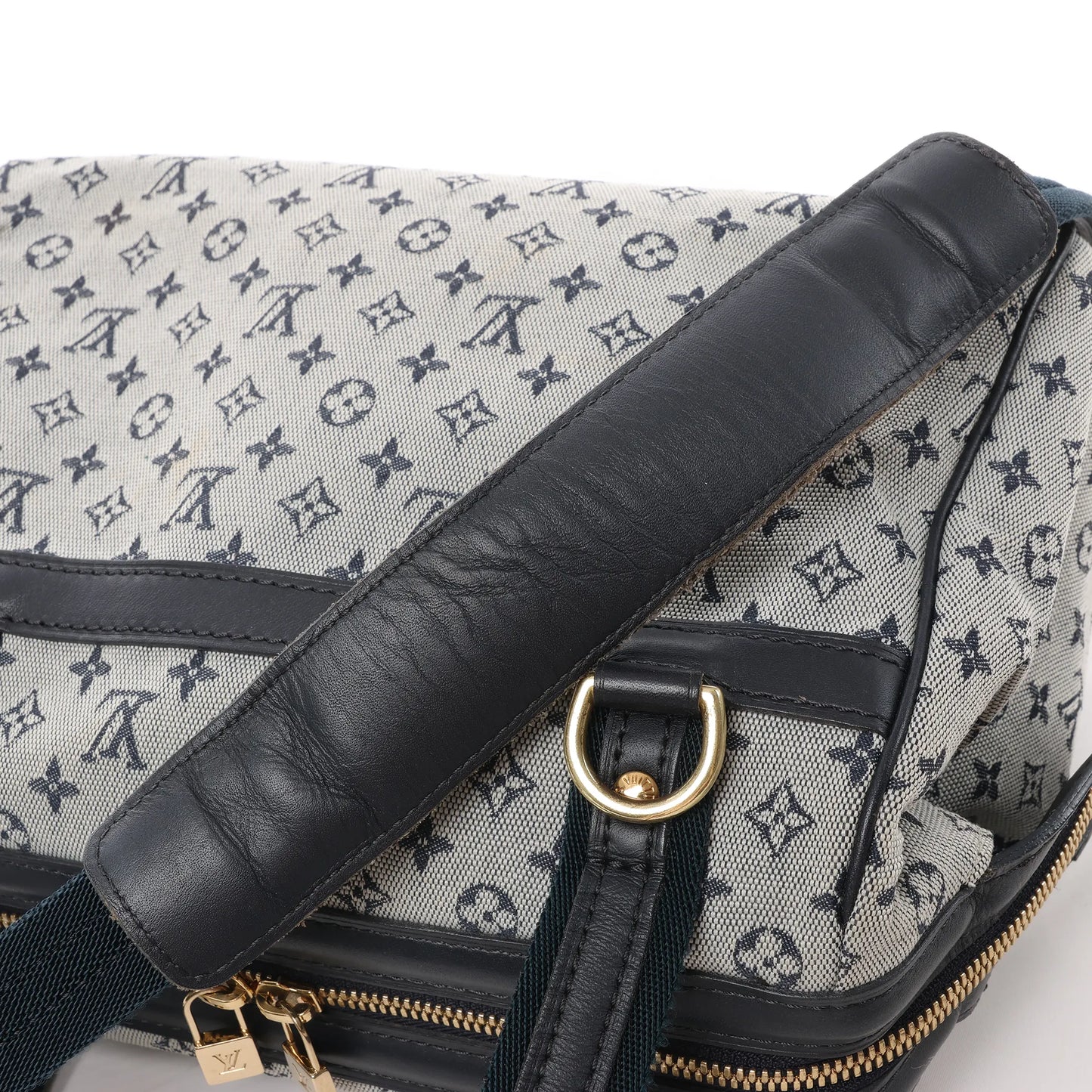 Louis Vuitton Monogram Mini Josephine PM Handbag in Gray and Navy M92312