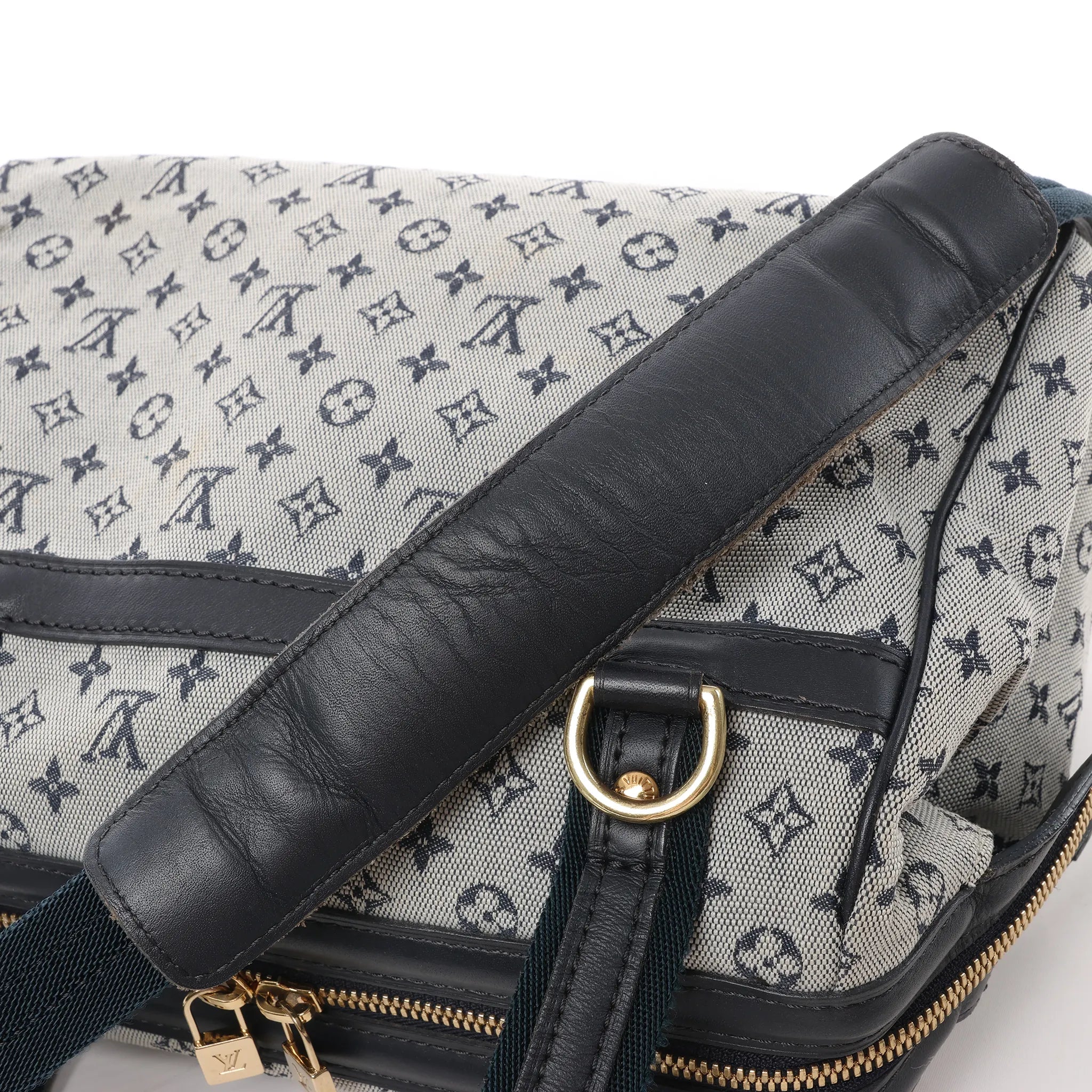 Louis Vuitton Monogram Mini Josephine PM Handbag in Gray and Navy M92312