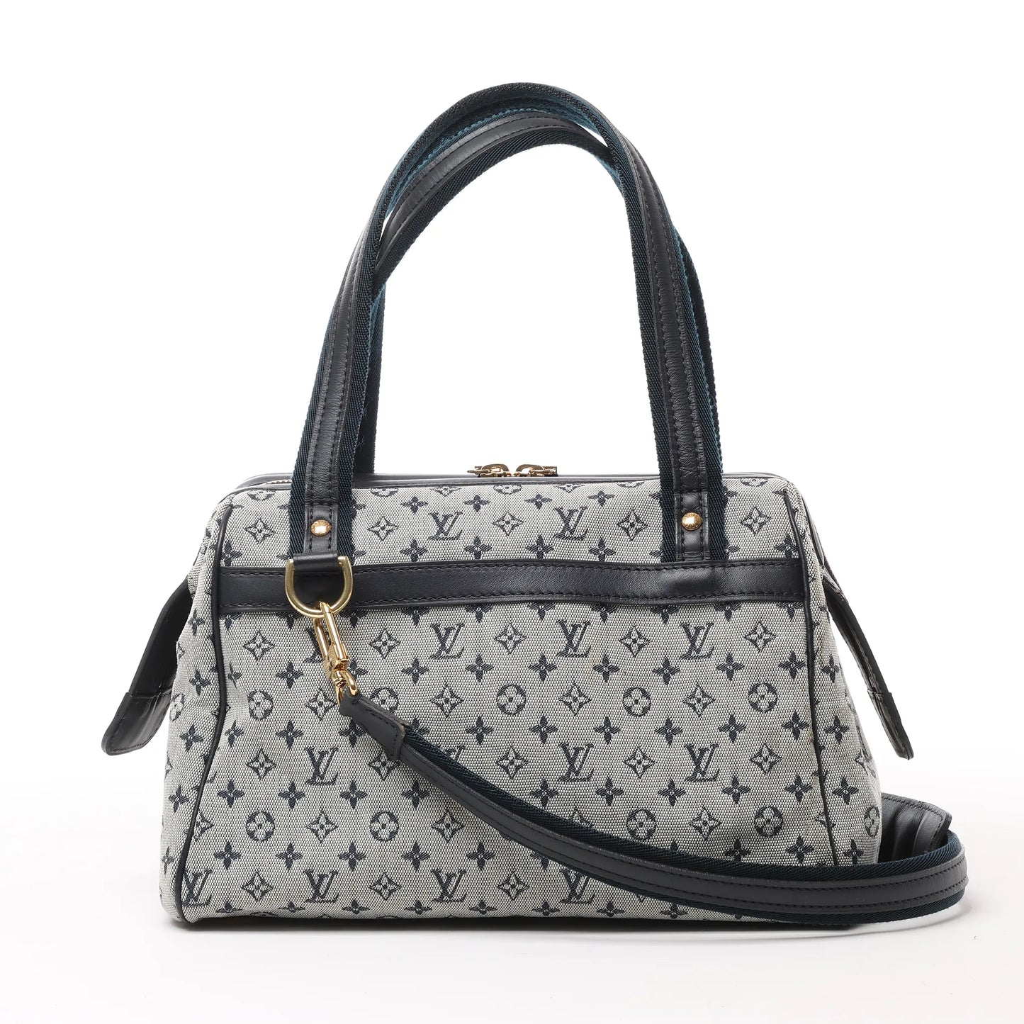 Louis Vuitton Monogram Mini Josephine PM Handbag in Gray and Navy M92312