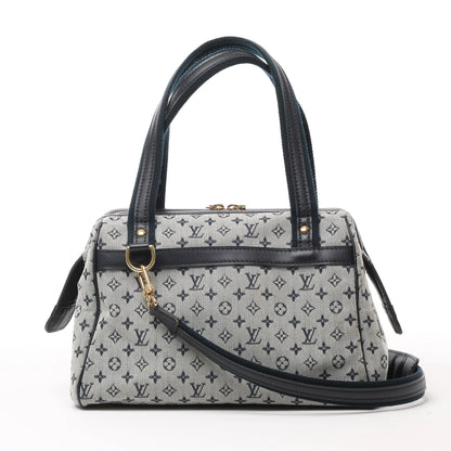 Louis Vuitton Monogram Mini Josephine PM Handbag in Gray and Navy M92312