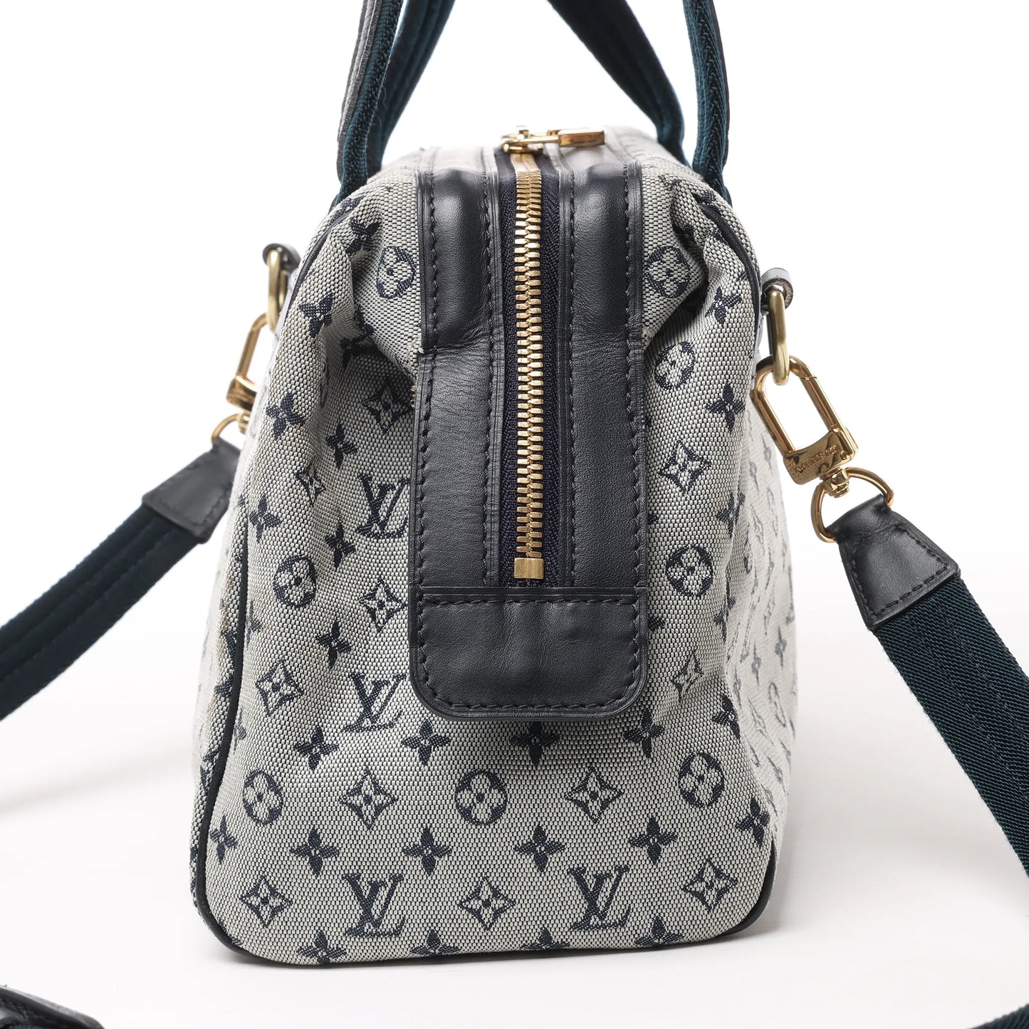 Louis Vuitton Monogram Mini Josephine PM Handbag in Gray and Navy M92312