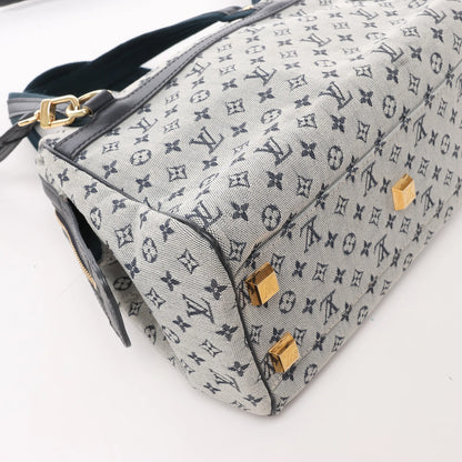 Louis Vuitton Monogram Mini Josephine PM Handbag in Gray and Navy M92312