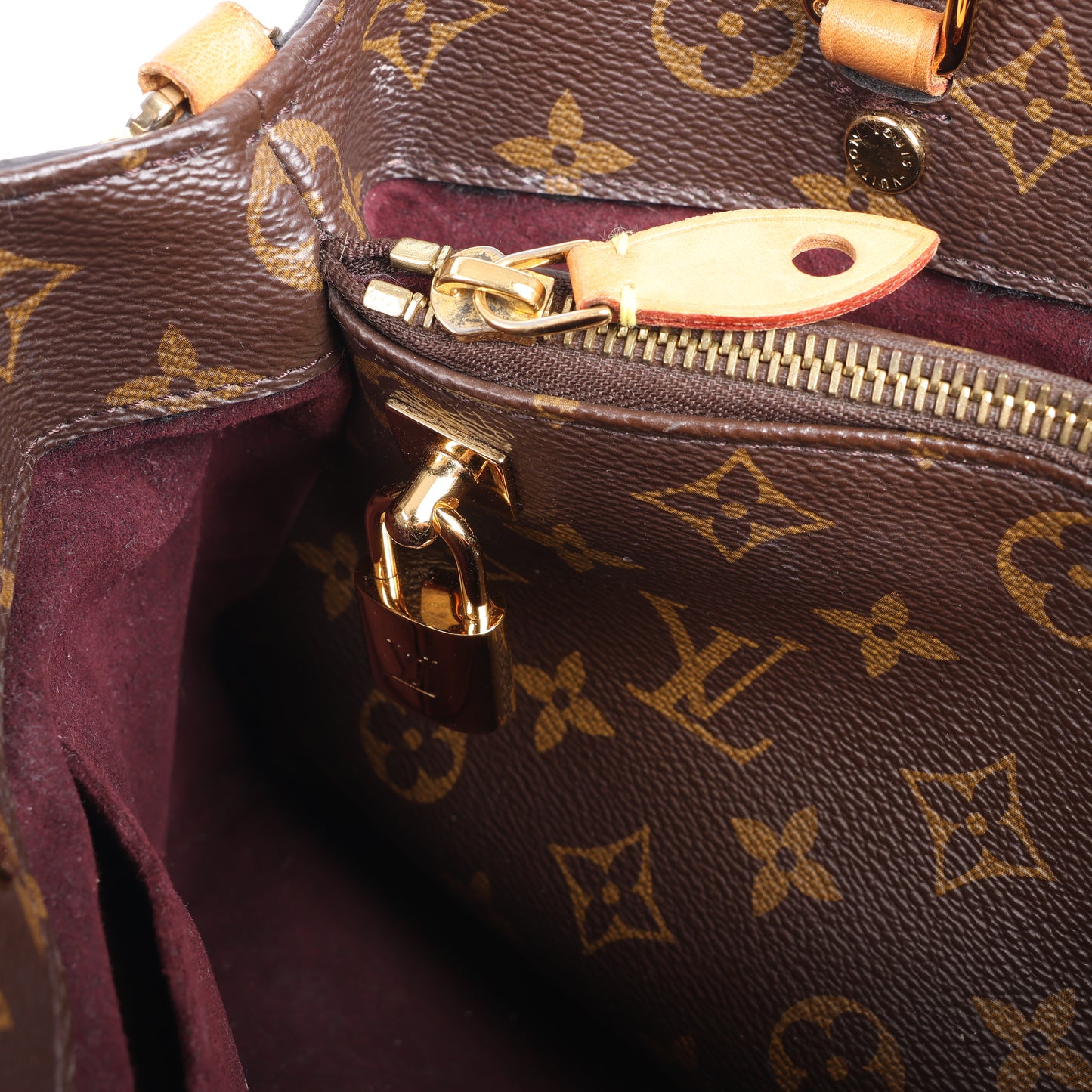 Louis Vuitton Monogram Montaigne BB 2Way Handbag M41055
