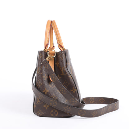 Louis Vuitton Monogram Montaigne BB 2Way Handbag M41055
