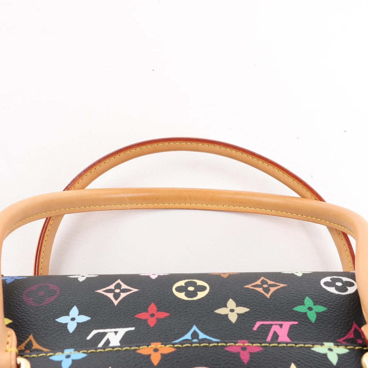 Louis Vuitton Monogram Multicolor Beverly MM Handbag in Black