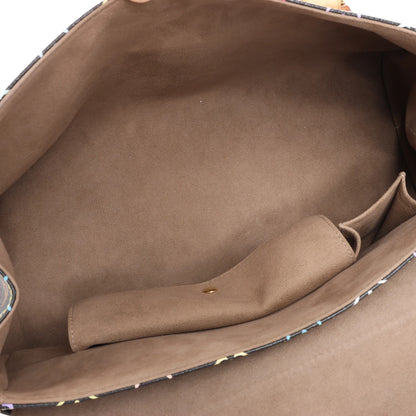 Louis Vuitton Monogram Multicolor Beverly MM Handbag in Black