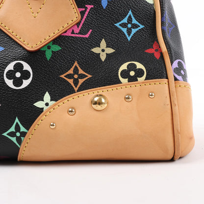 Louis Vuitton Monogram Multicolor Beverly MM Handbag in Black
