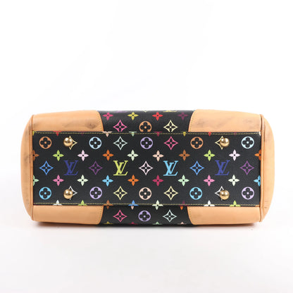 Louis Vuitton Monogram Multicolor Beverly MM Handbag in Black