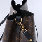 Bolso de hombro Louis Vuitton Neonoe Monogram LOVE LOCK en marrón M44369