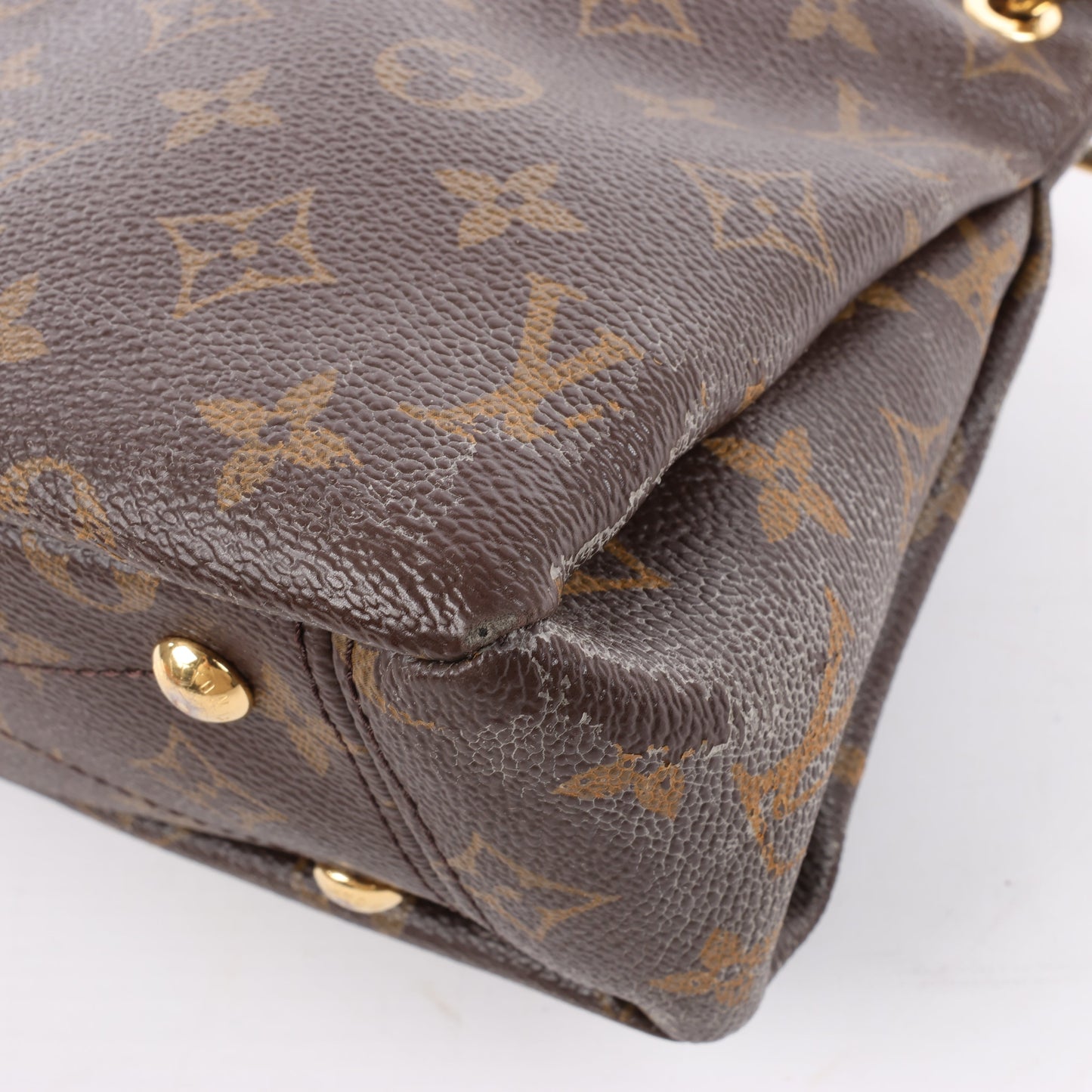 Sac à main Louis Vuitton Monogram Pallas BB 2 voies rouge M50068