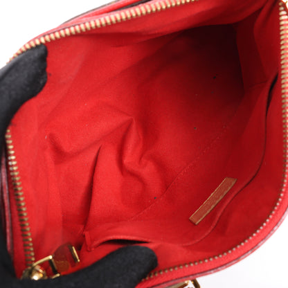 Sac à main Louis Vuitton Monogram Pallas BB 2 voies rouge M50068