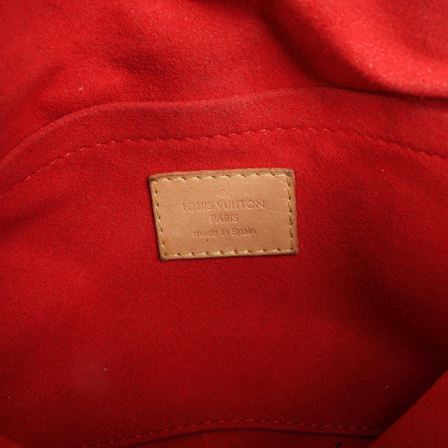 Louis Vuitton Monogram Pallas BB 2Way Handbag in Red M50068