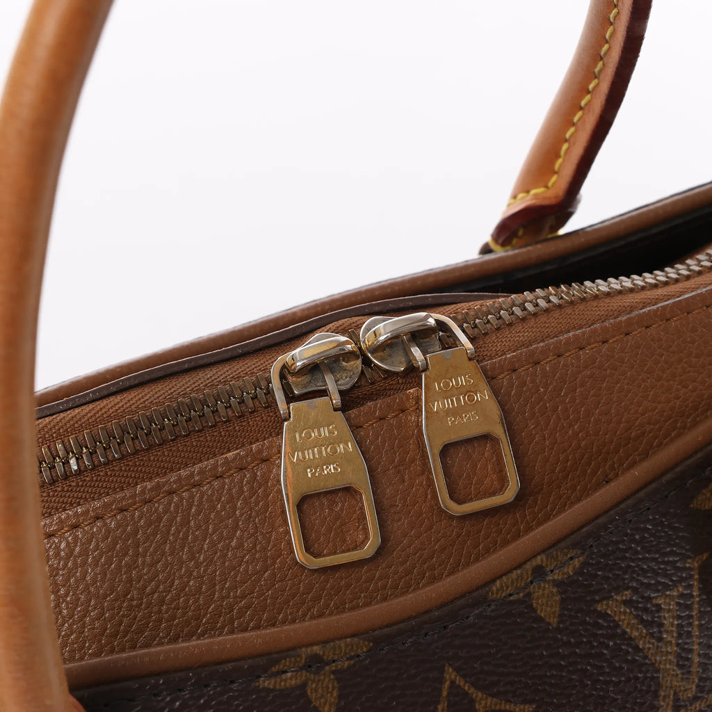 Louis Vuitton Monogram Pallas MM 2Way Handbag in Brown M40907