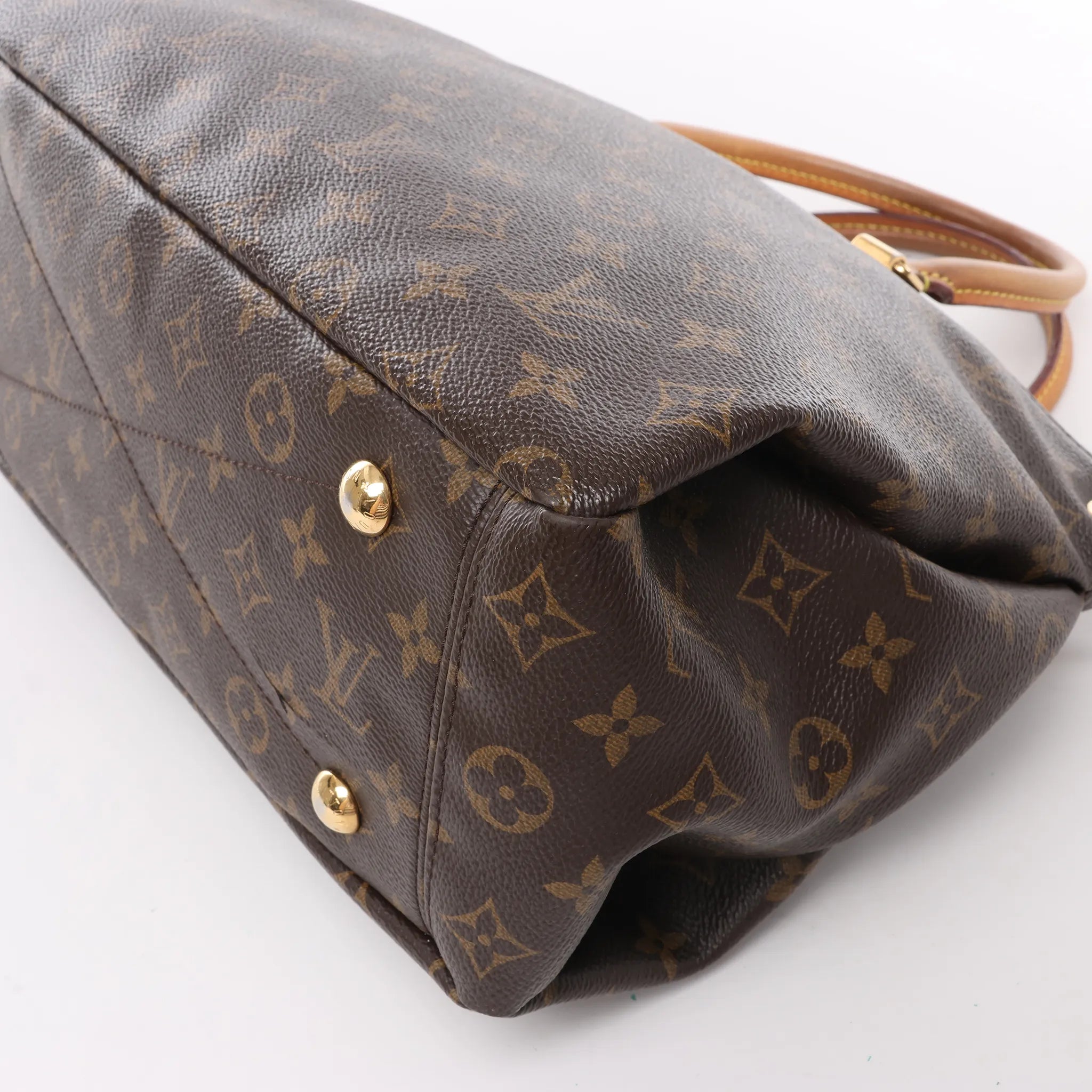 Louis Vuitton Monogram Pallas MM 2Way Handbag in Brown M40907