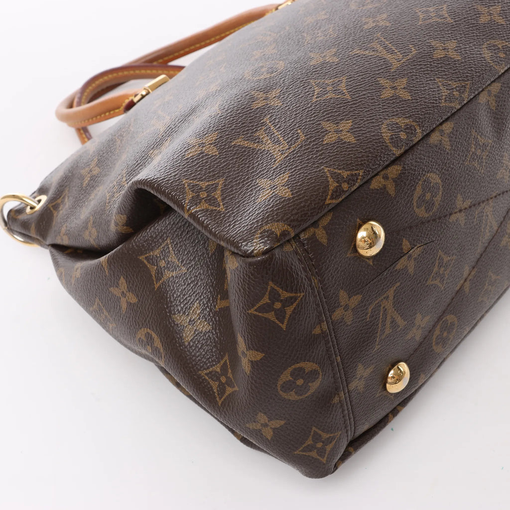 Louis Vuitton Monogram Pallas MM 2Way Handbag in Brown M40907