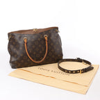 Louis Vuitton Monogram Pallas MM 2Way Handbag in Brown M40907