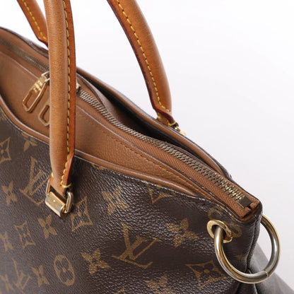 Louis Vuitton Monogram Pallas MM 2Way Handbag in Brown M40907