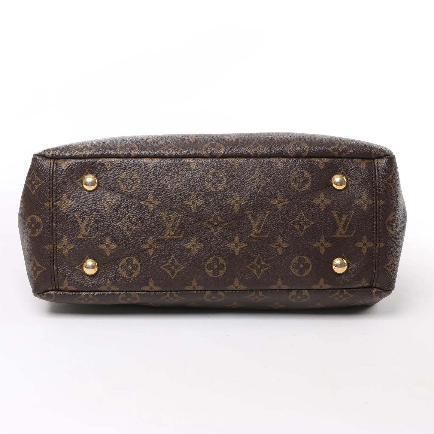 Louis Vuitton Monogram Pallas MM 2Way Handbag in Purple x Brown M41059