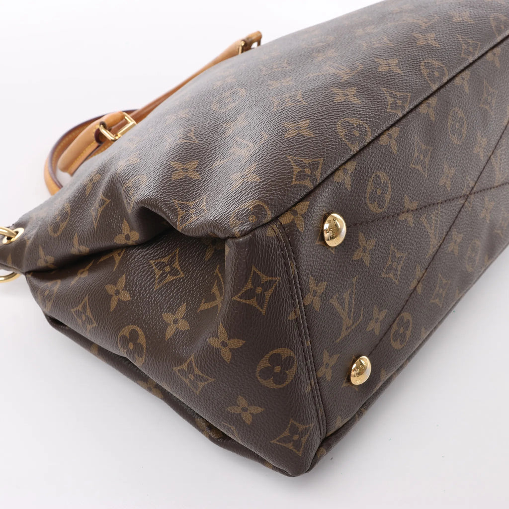 Louis Vuitton Monogram Pallas MM 2Way Handbag in Purple x Brown M41059