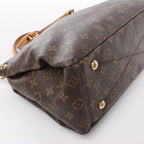 Louis Vuitton Monogram Pallas MM 2Way Handbag in Purple x Brown M41059