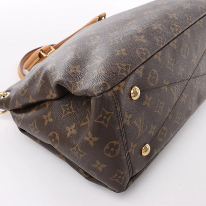 Louis Vuitton Monogram Pallas MM 2Way Handbag in Purple x Brown M41059