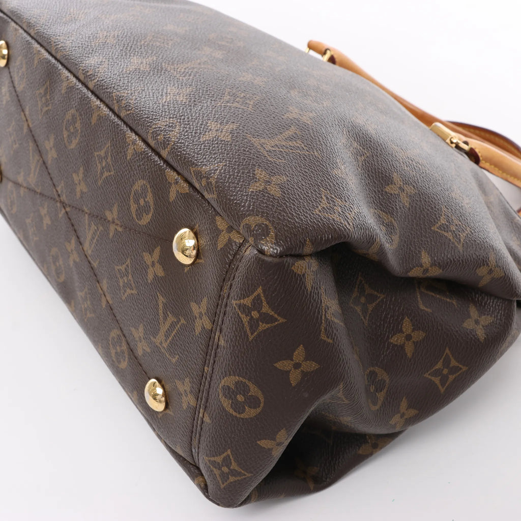 Louis Vuitton Monogram Pallas MM 2Way Handbag in Purple x Brown M41059