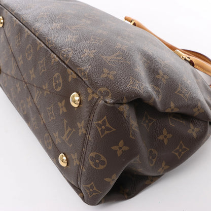 Louis Vuitton Monogram Pallas MM 2Way Handbag in Purple x Brown M41059