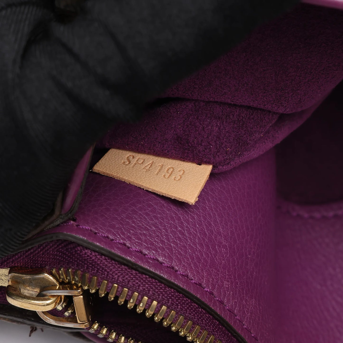 Louis Vuitton Monogram Pallas MM 2Way Handbag in Purple x Brown M41059