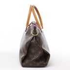 Louis Vuitton Monogram Pallas MM 2Way Handbag in Purple x Brown M41059