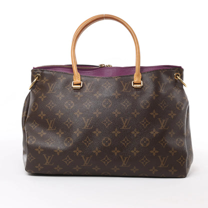 Louis Vuitton Monogram Pallas MM 2Way Handbag in Purple x Brown M41059