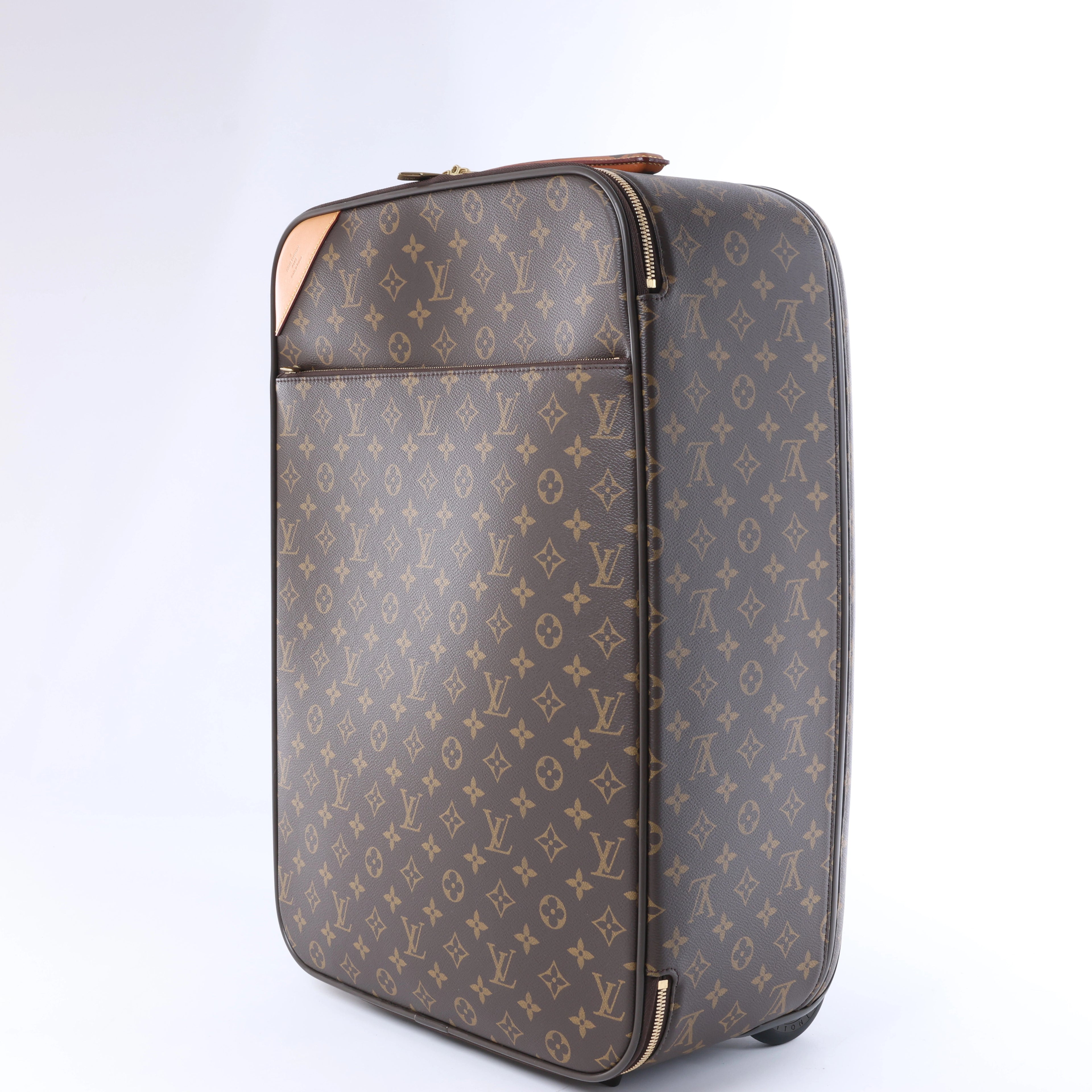 Louis Vuitton Pegase 50 Monogram Canva Travel Bag in Brown M23251