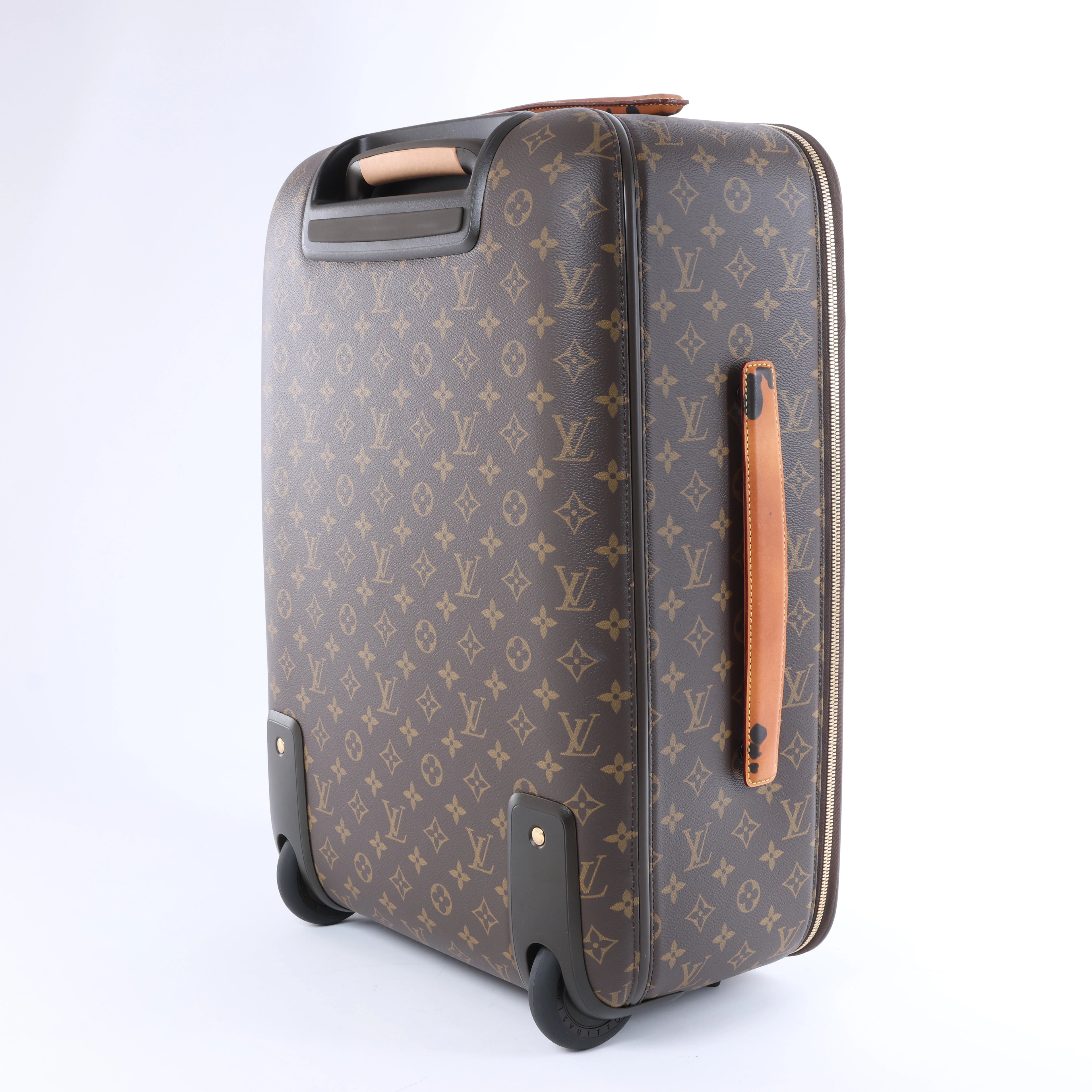 Louis Vuitton Pegase 50 Monogram Canva Travel Bag in Brown M23251