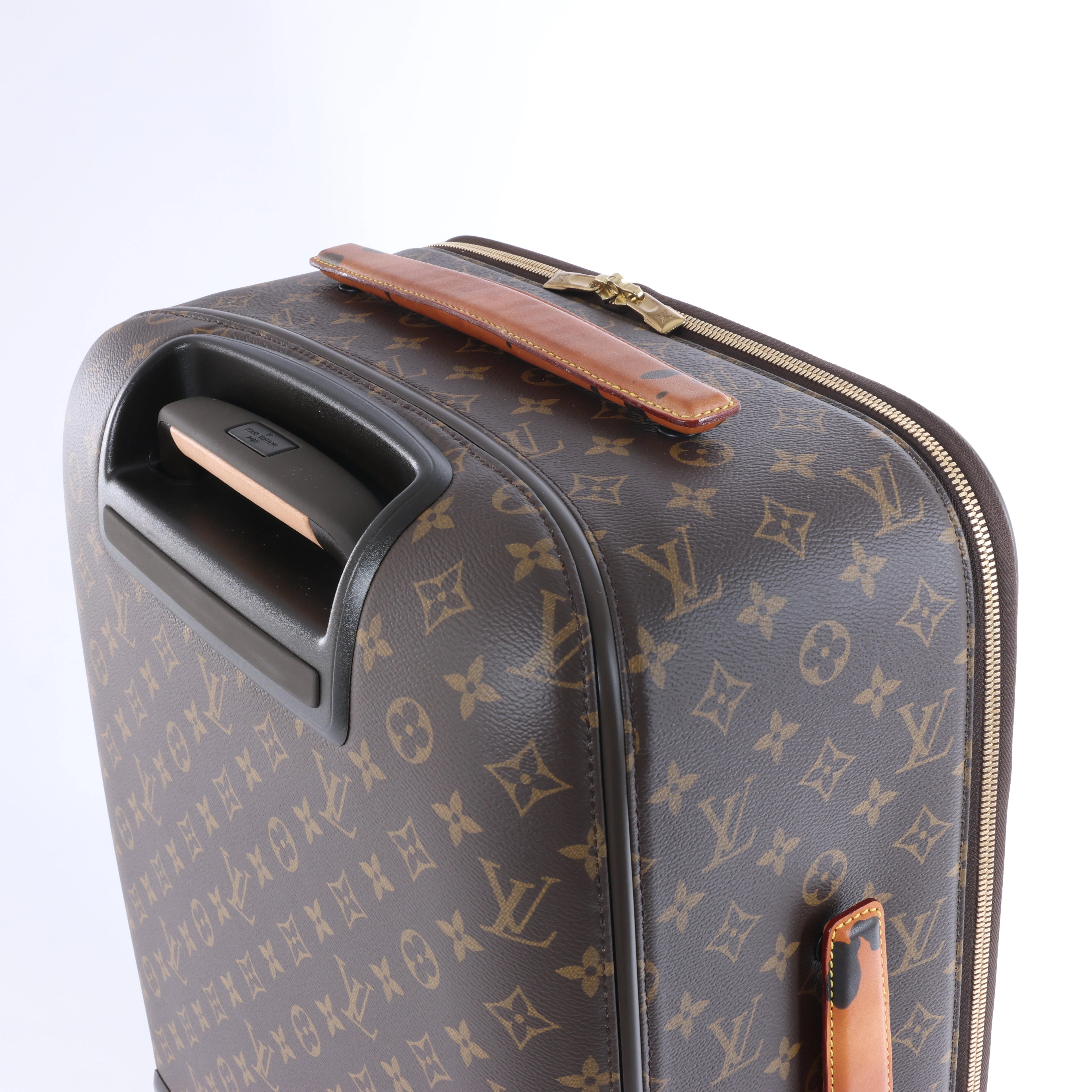 Louis Vuitton Pegase 50 Monogram Canva Travel Bag in Brown M23251