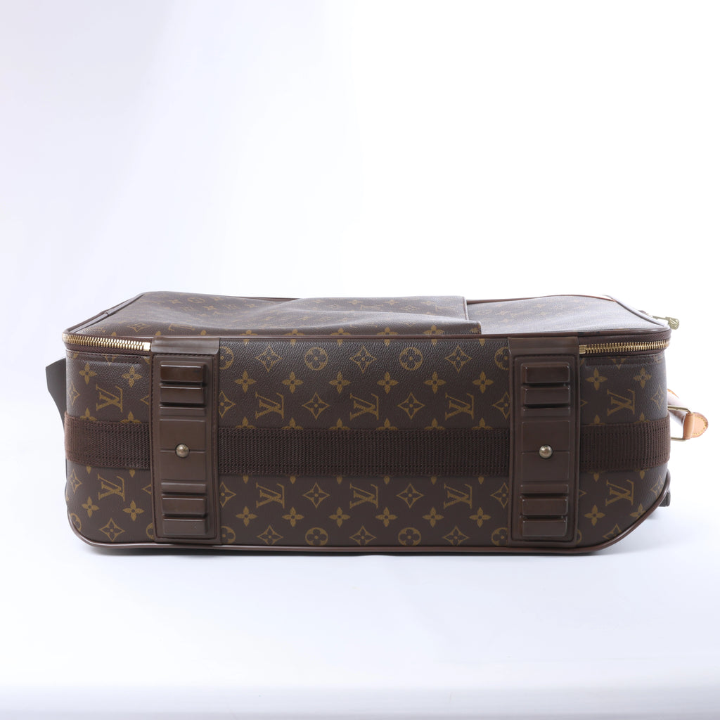Louis Vuitton Pegase 55 Monogram Travel Bag in Brown M23297