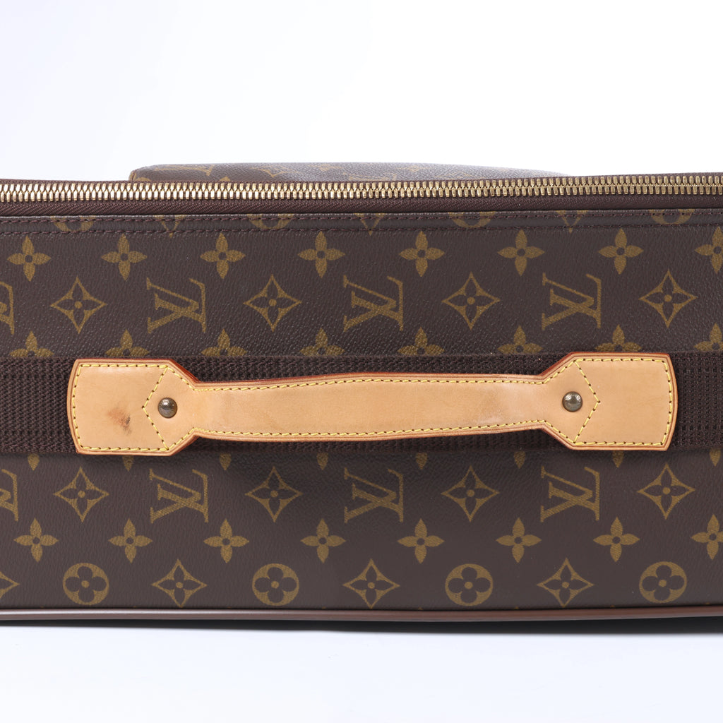 Louis Vuitton Pegase 55 Monogram Travel Bag in Brown M23297