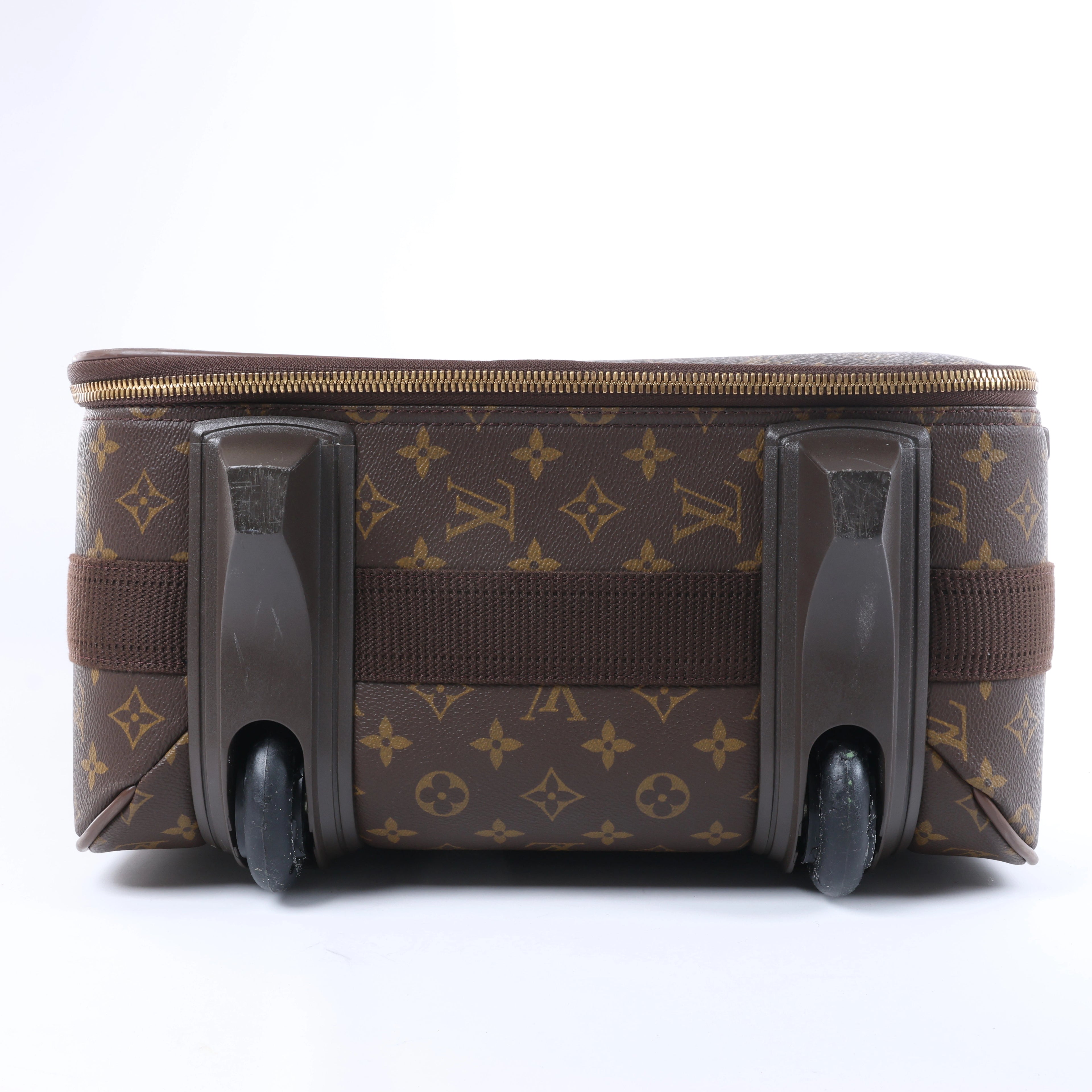 Louis Vuitton Pegase 55 Monogram Travel Bag in Brown M23297