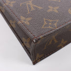 Louis Vuitton Monogram Petit Sac Plat 2Way Handbag M69442